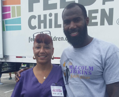 Malcolm Jenkins With Crystal Collazo